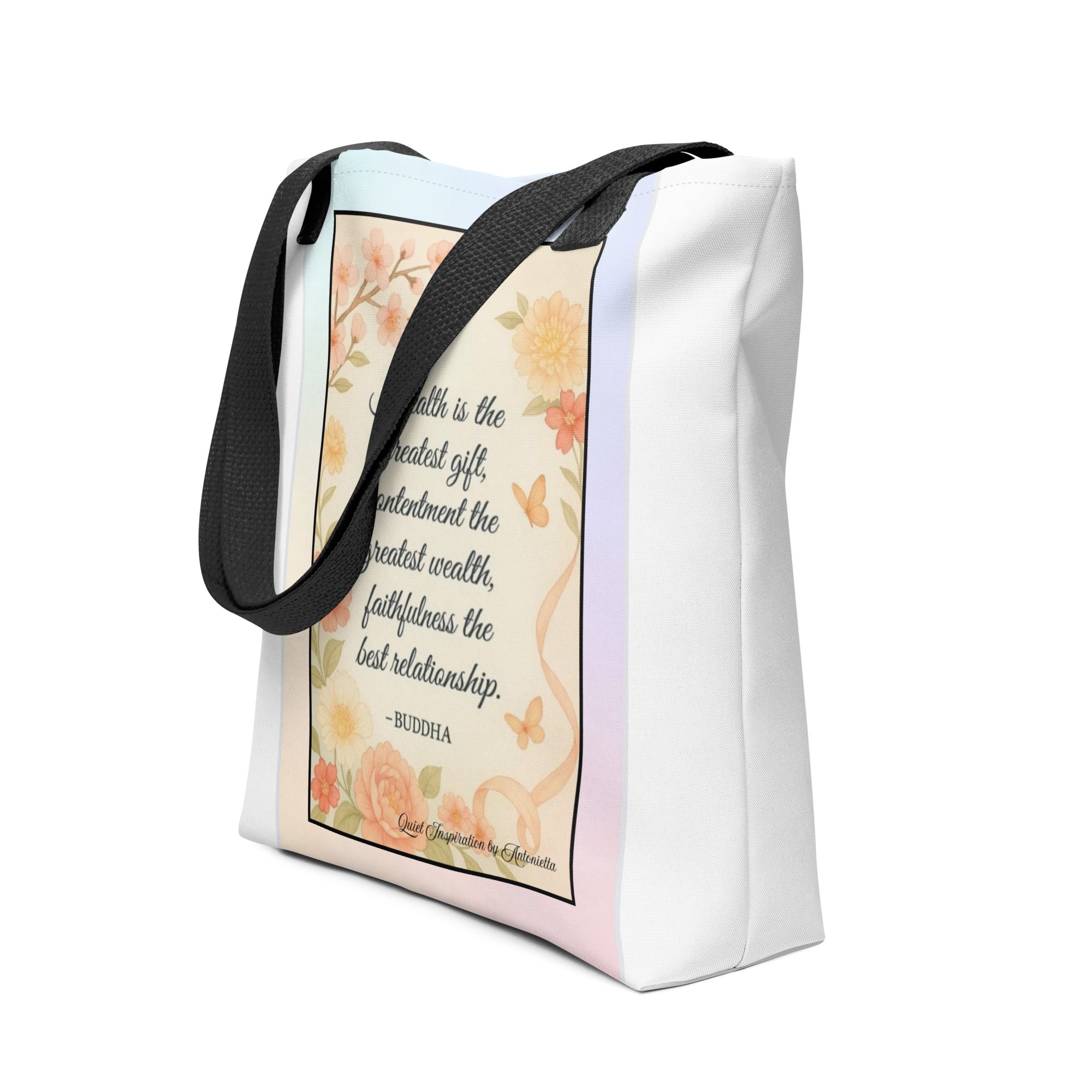 “ Health is the greatest gift… “ Tote bag