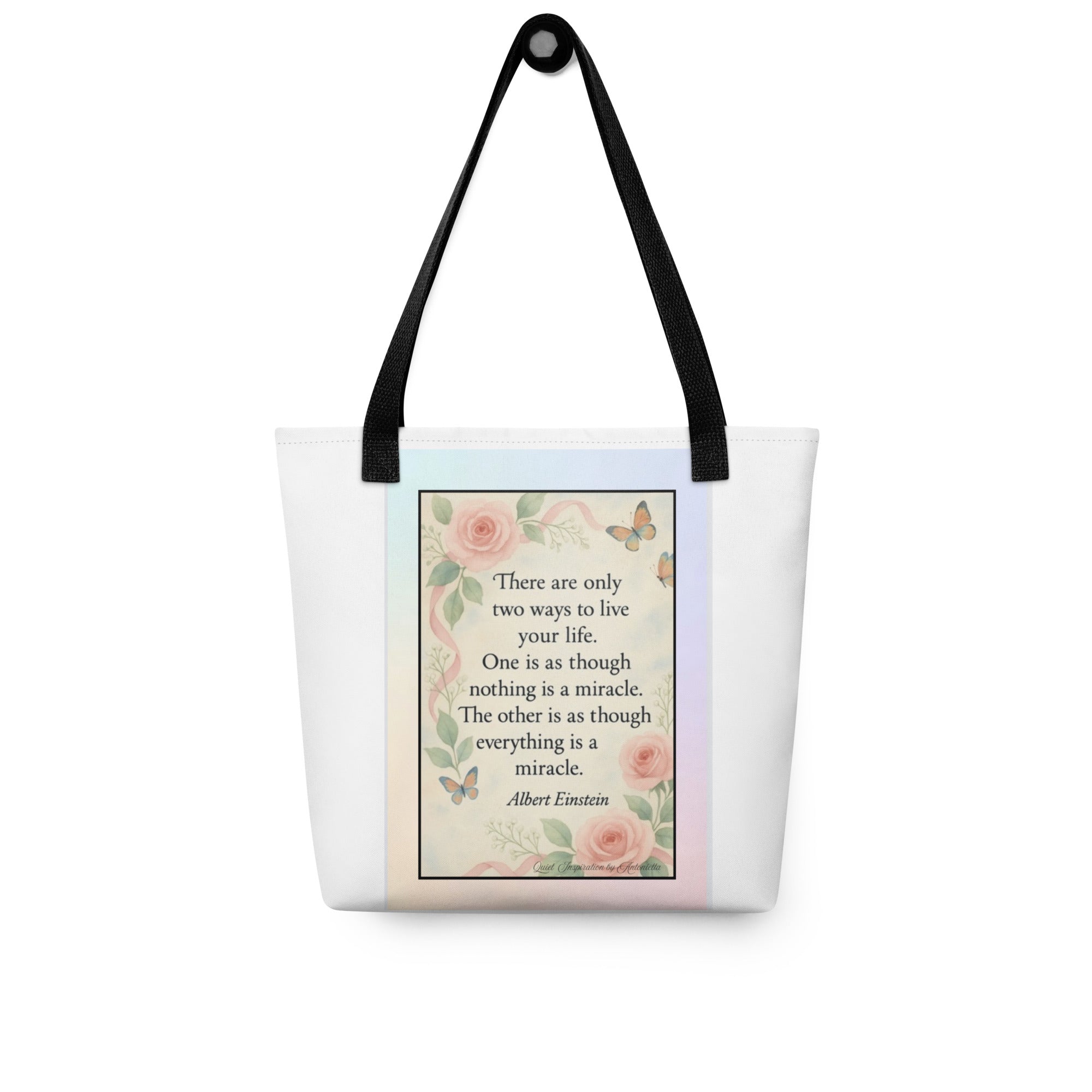 “ There are only two ways…” Tote bag