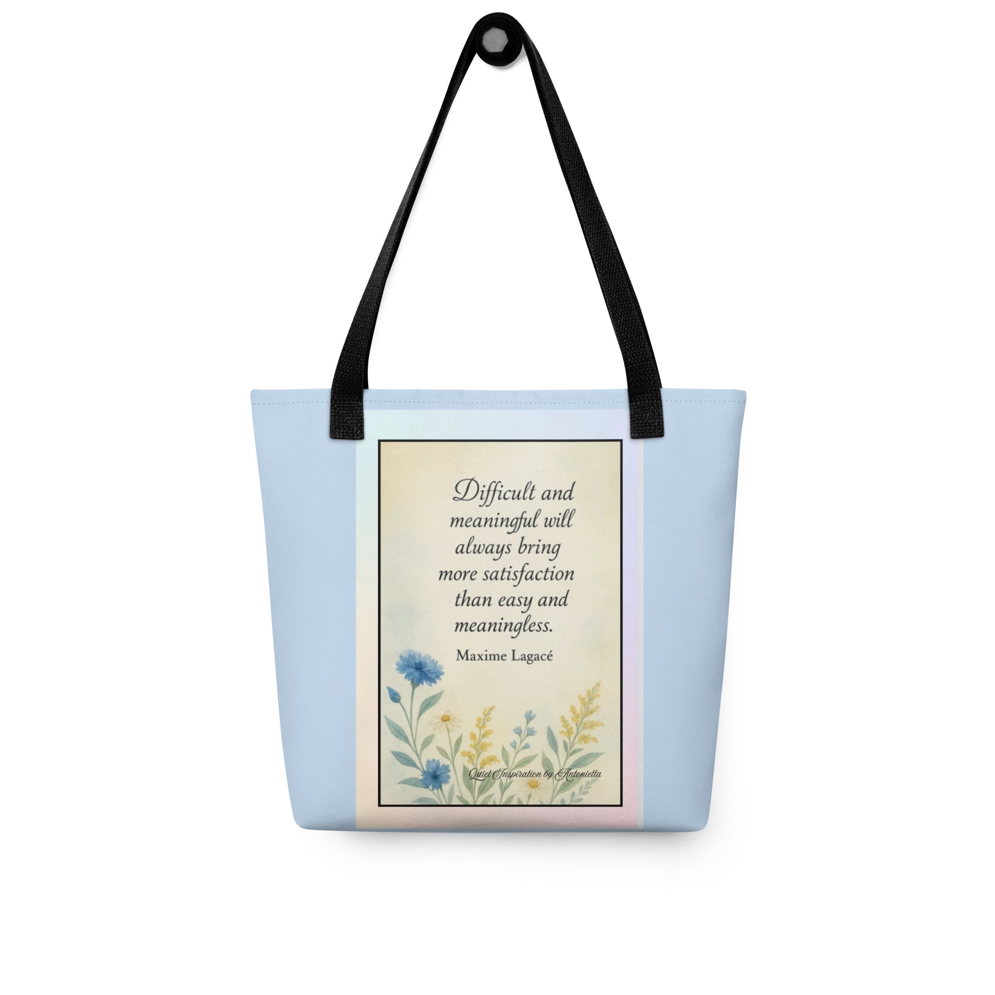 “ Difficult and Meaningful…” Tote bag