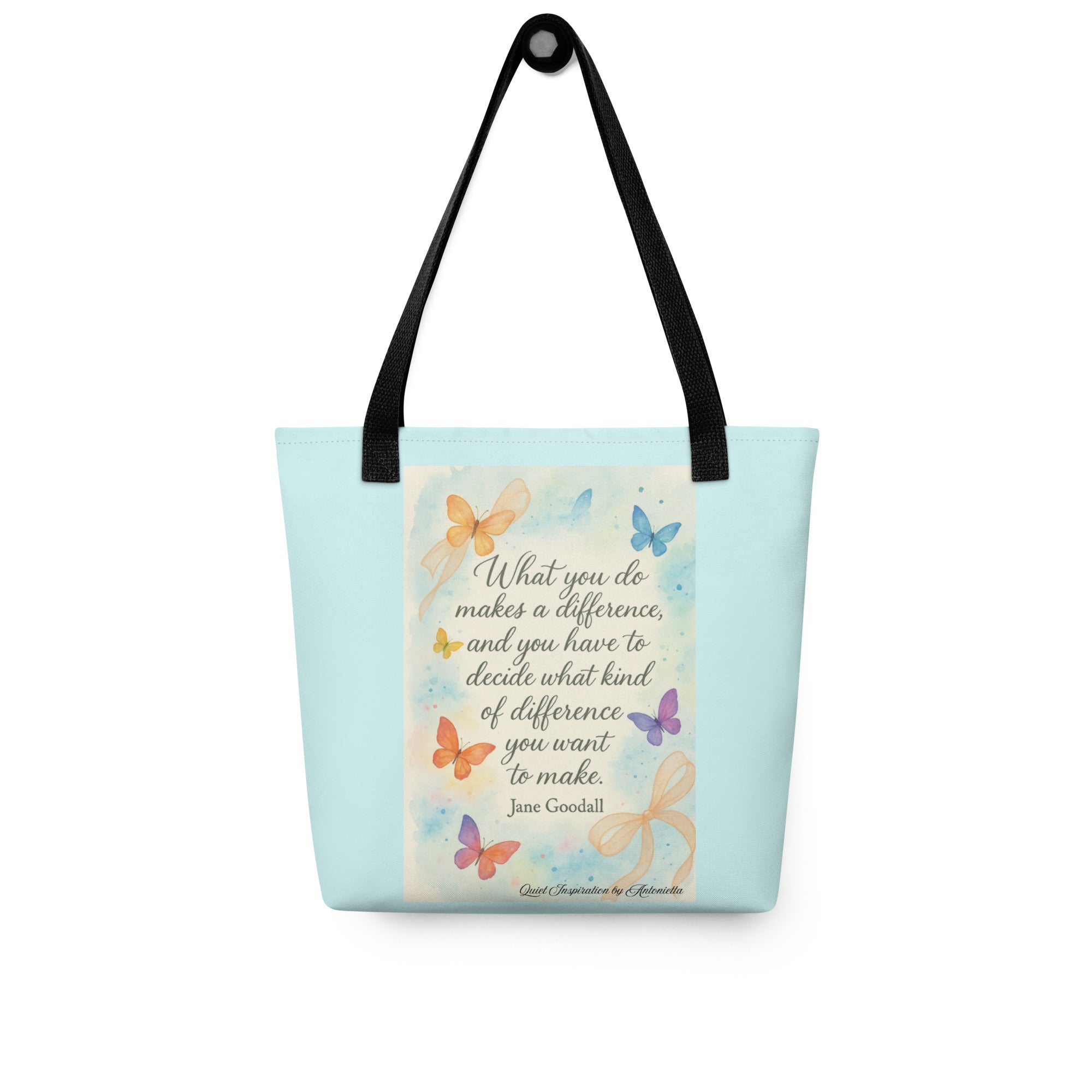 Decide What Kind of Difference Inspirational Tote bag