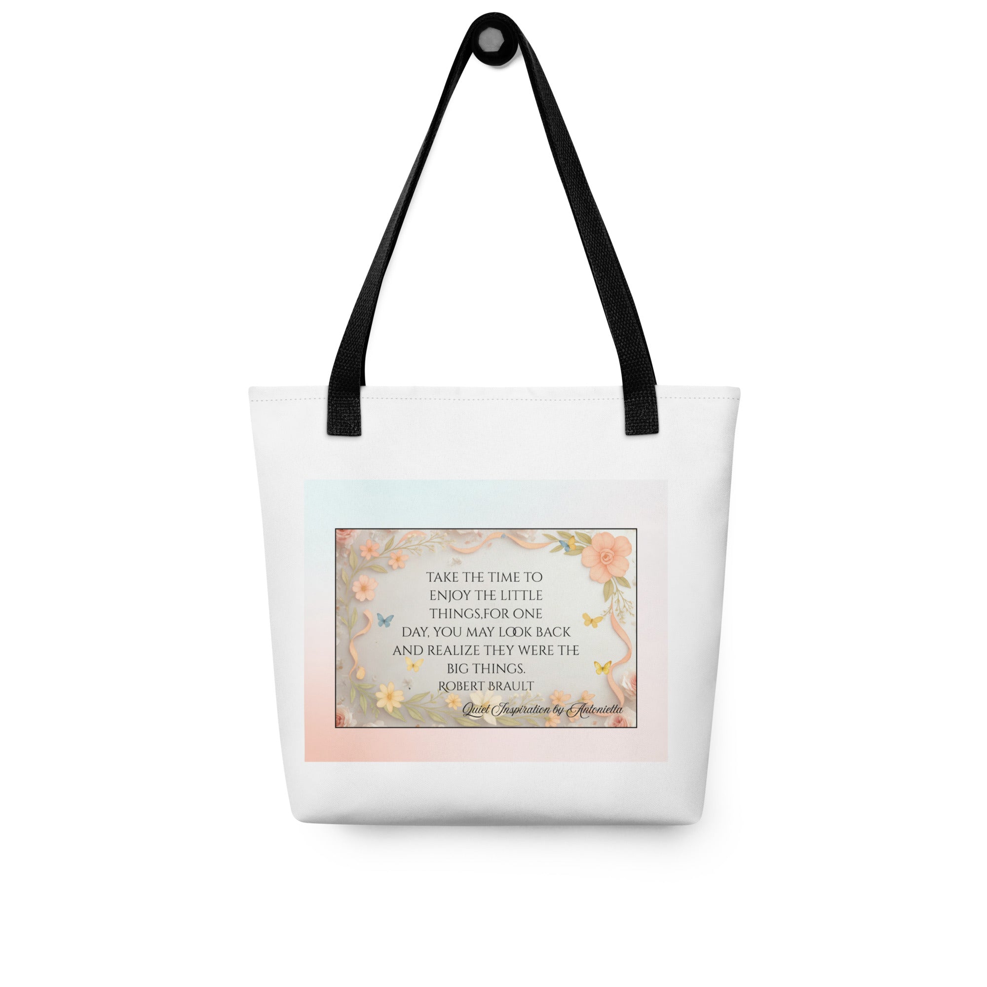 The Little Things Inspirational Tote bag