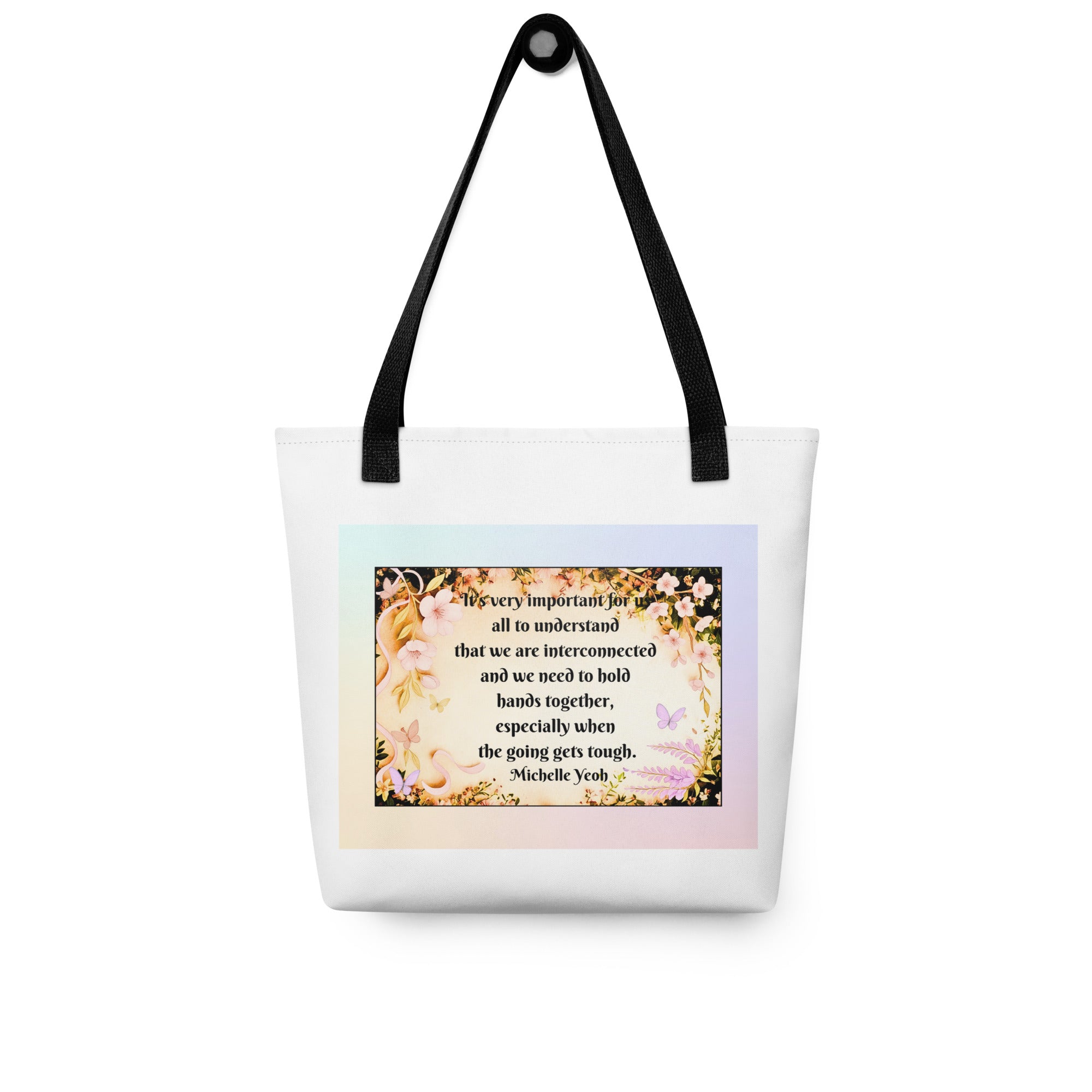 We are Interconnected Inspirational Tote bag