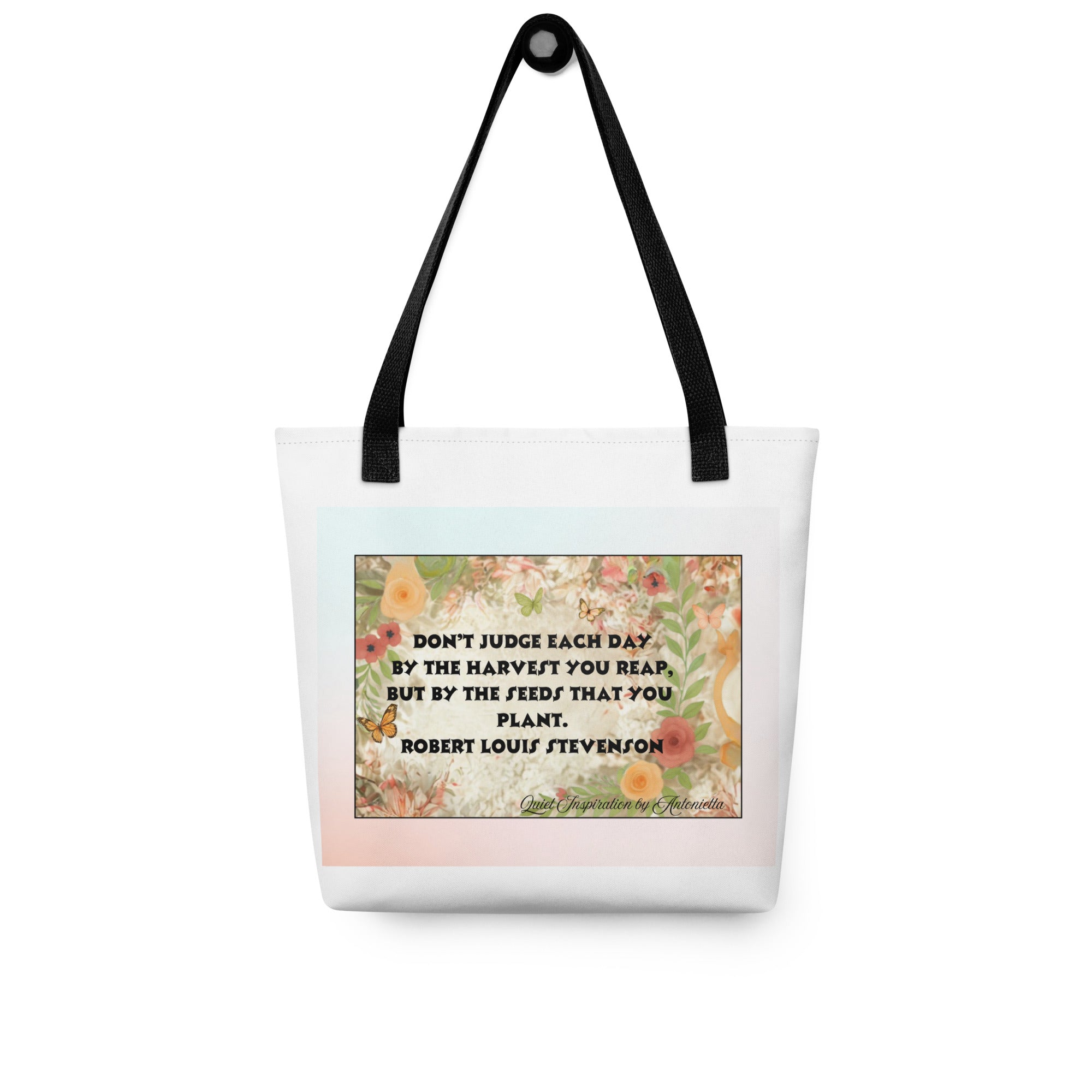 Don’t  Judge Each Day Inspirational Tote bag