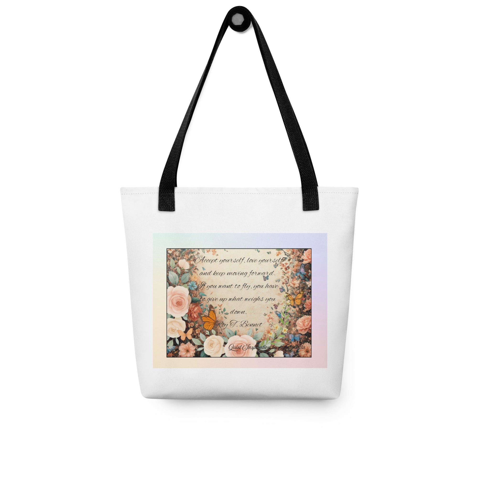 Trust Yourself Enough to Keep Going Inspirational Tote bag
