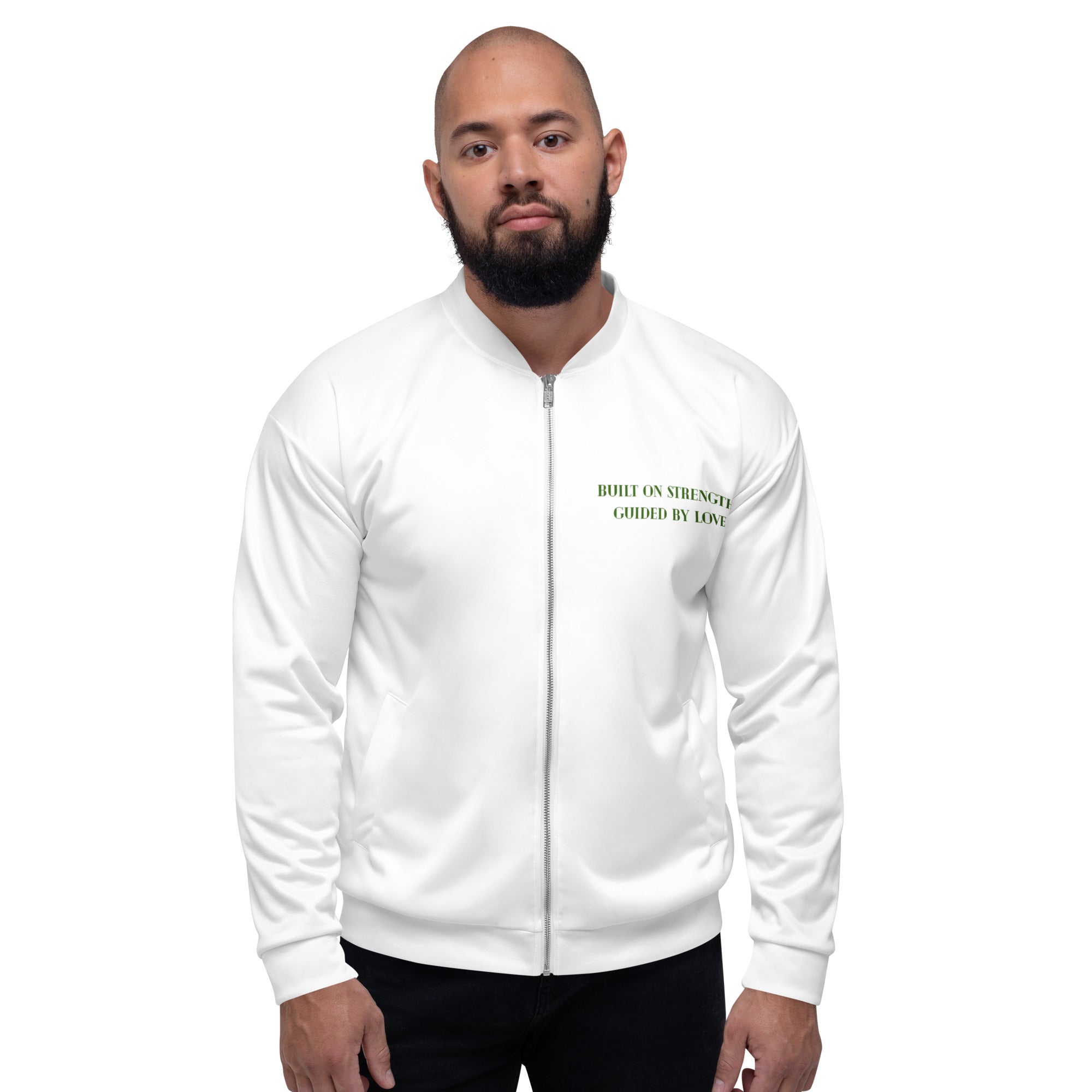Father’s Day Bomber Jacket for Men | Euripides Love Quote Inspirational Dad Gift Jacket