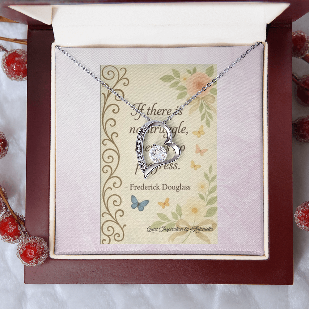 Forever Love Necklace – Inspirational Encouragement Gift for Her | Strength & Hope Jewelry