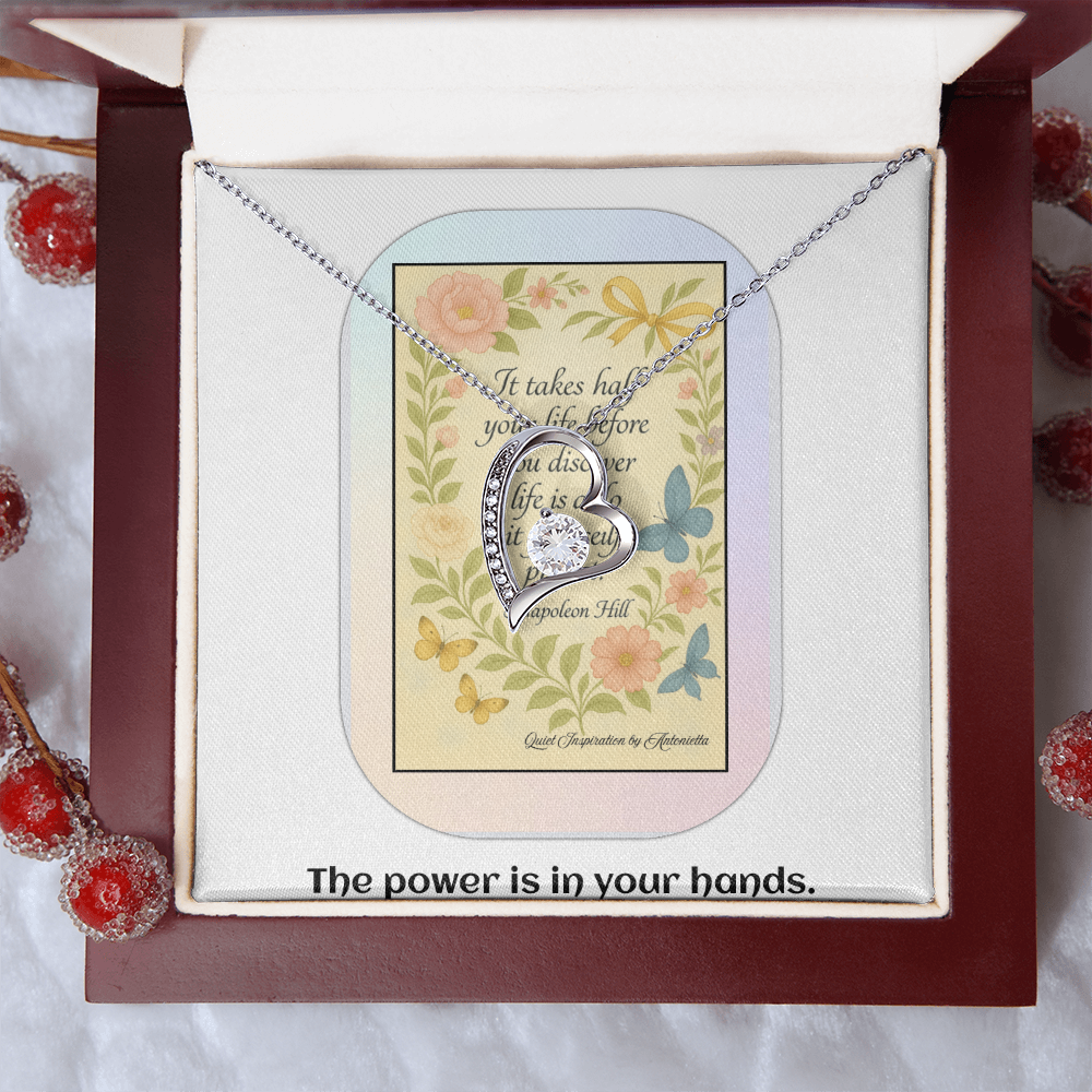 Motivational Gift for Women – Self Growth Necklace for Reinvention, Confidence & Taking Control of Your Life