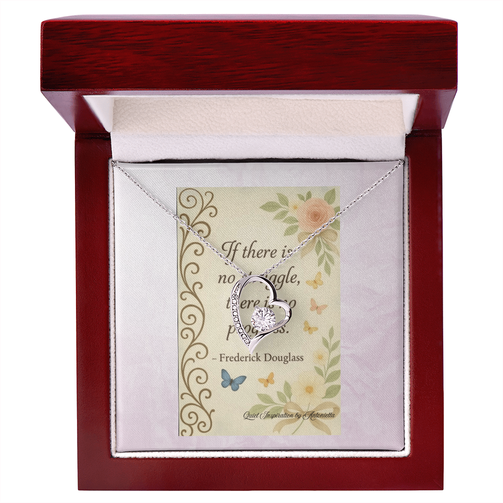 Forever Love Necklace – Inspirational Encouragement Gift for Her | Strength & Hope Jewelry