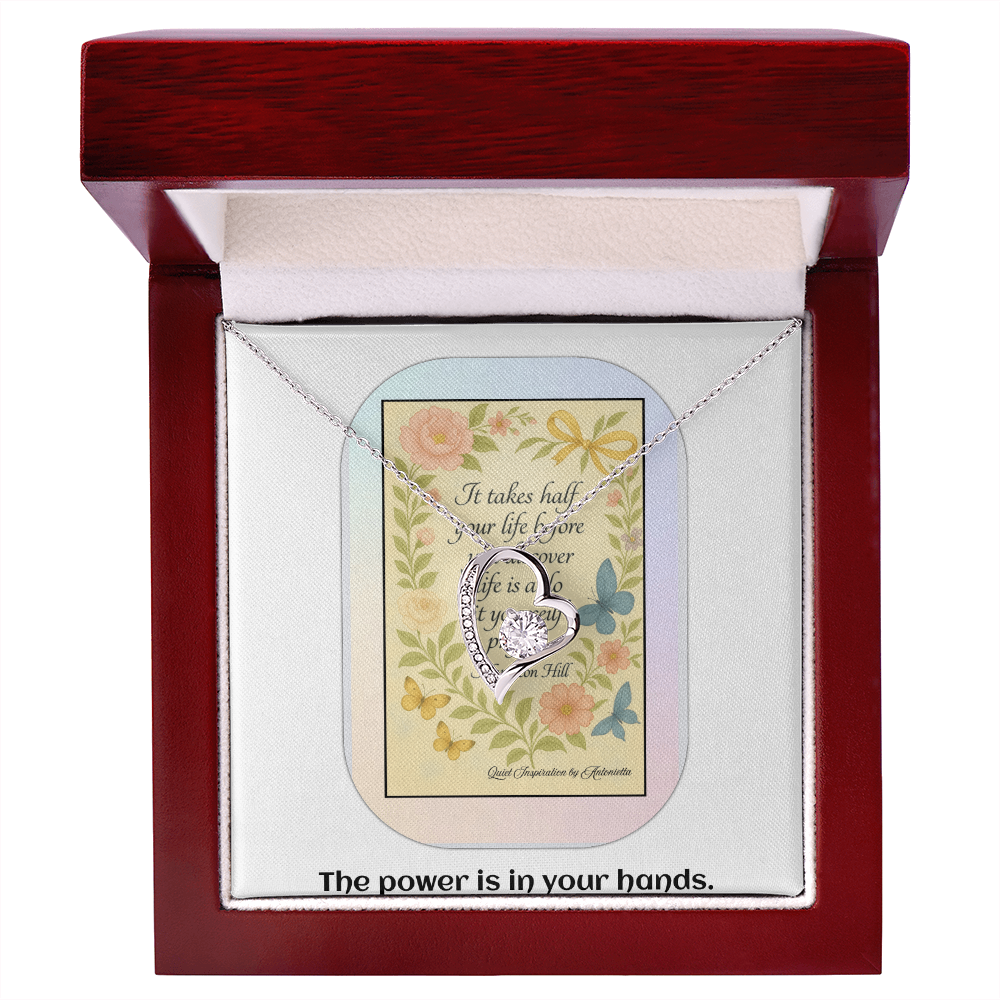 Motivational Gift for Women – Self Growth Necklace for Reinvention, Confidence & Taking Control of Your Life