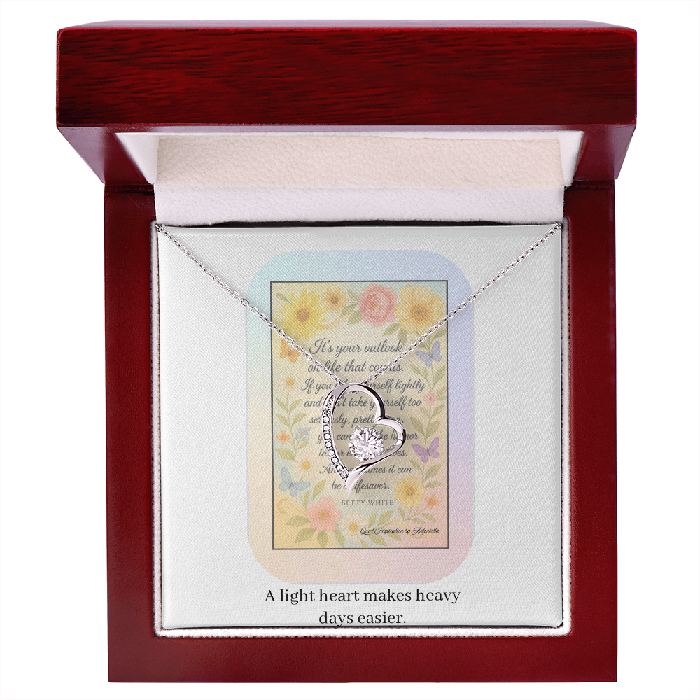 Inspirational Encouragement Necklace for Women – Motivational Gift About Strength, Perspective & Finding Joy in Hard Times