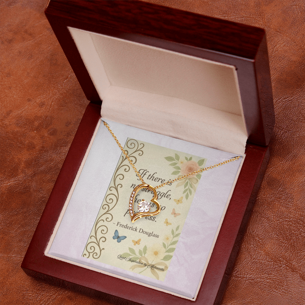 Forever Love Necklace – Inspirational Encouragement Gift for Her | Strength & Hope Jewelry
