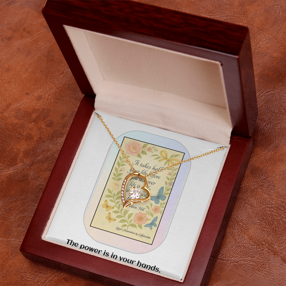 Motivational Gift for Women – Self Growth Necklace for Reinvention, Confidence & Taking Control of Your Life
