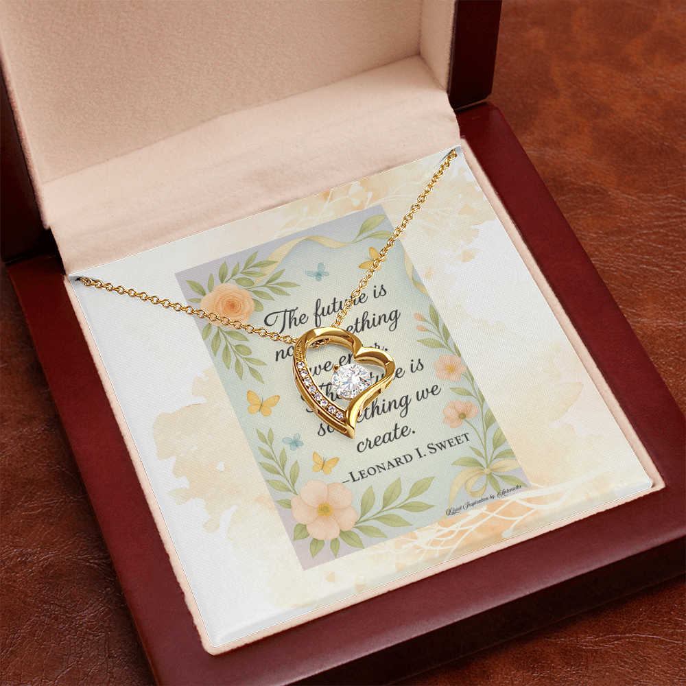 Inspirational Future Necklace for Women – “Create Your Future” Motivational Gift | Encouragement Jewelry for New Beginnings