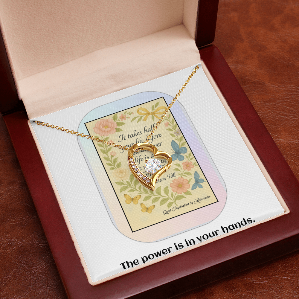 Motivational Gift for Women – Self Growth Necklace for Reinvention, Confidence & Taking Control of Your Life