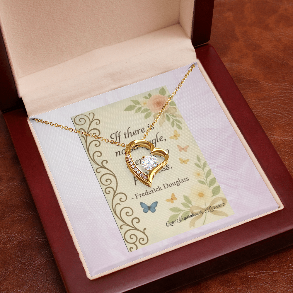Forever Love Necklace – Inspirational Encouragement Gift for Her | Strength & Hope Jewelry