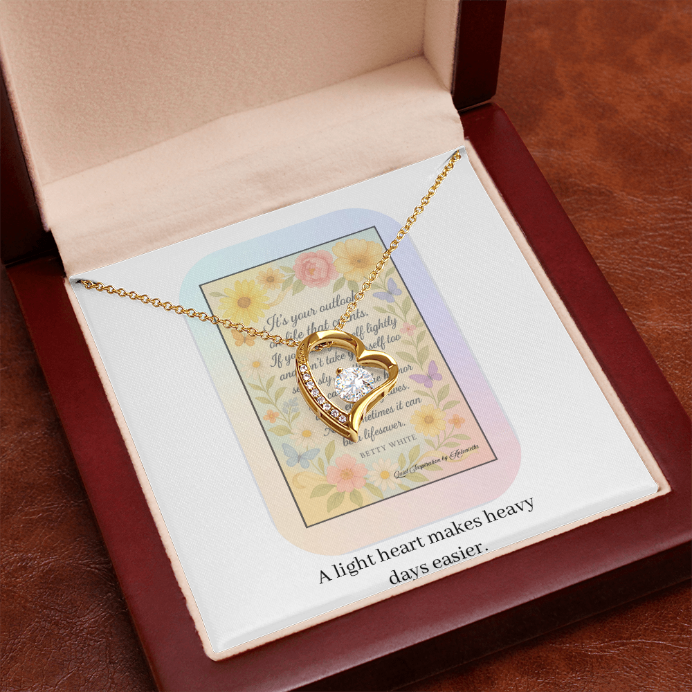 Inspirational Encouragement Necklace for Women – Motivational Gift About Strength, Perspective & Finding Joy in Hard Times