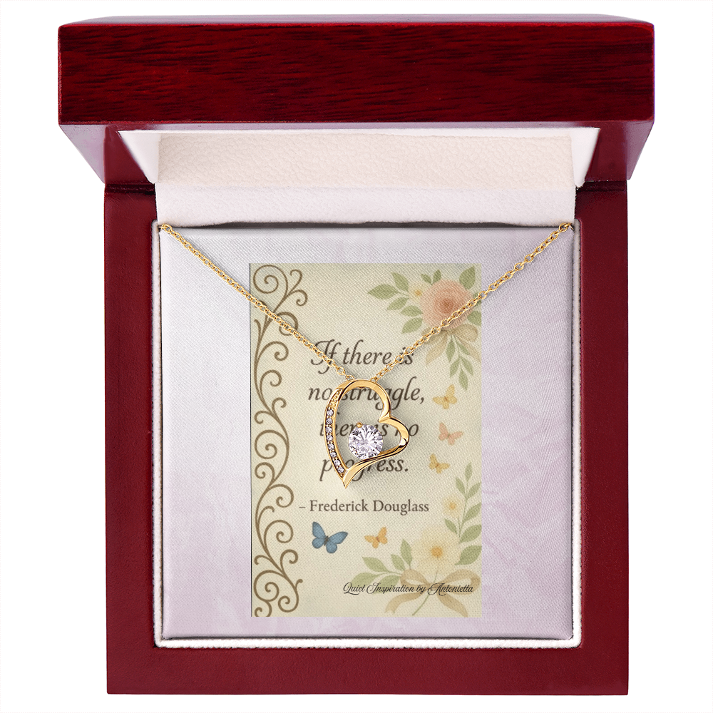 Forever Love Necklace – Inspirational Encouragement Gift for Her | Strength & Hope Jewelry