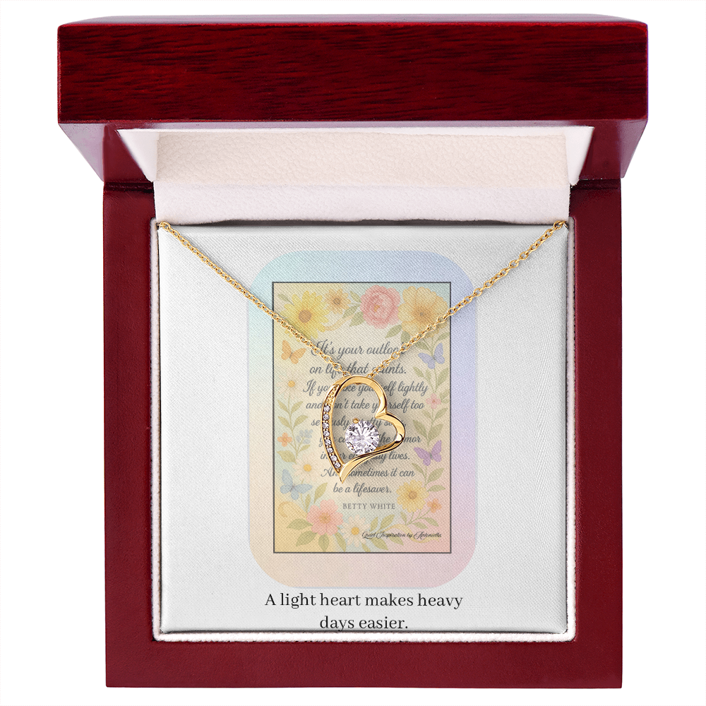 Inspirational Encouragement Necklace for Women – Motivational Gift About Strength, Perspective & Finding Joy in Hard Times
