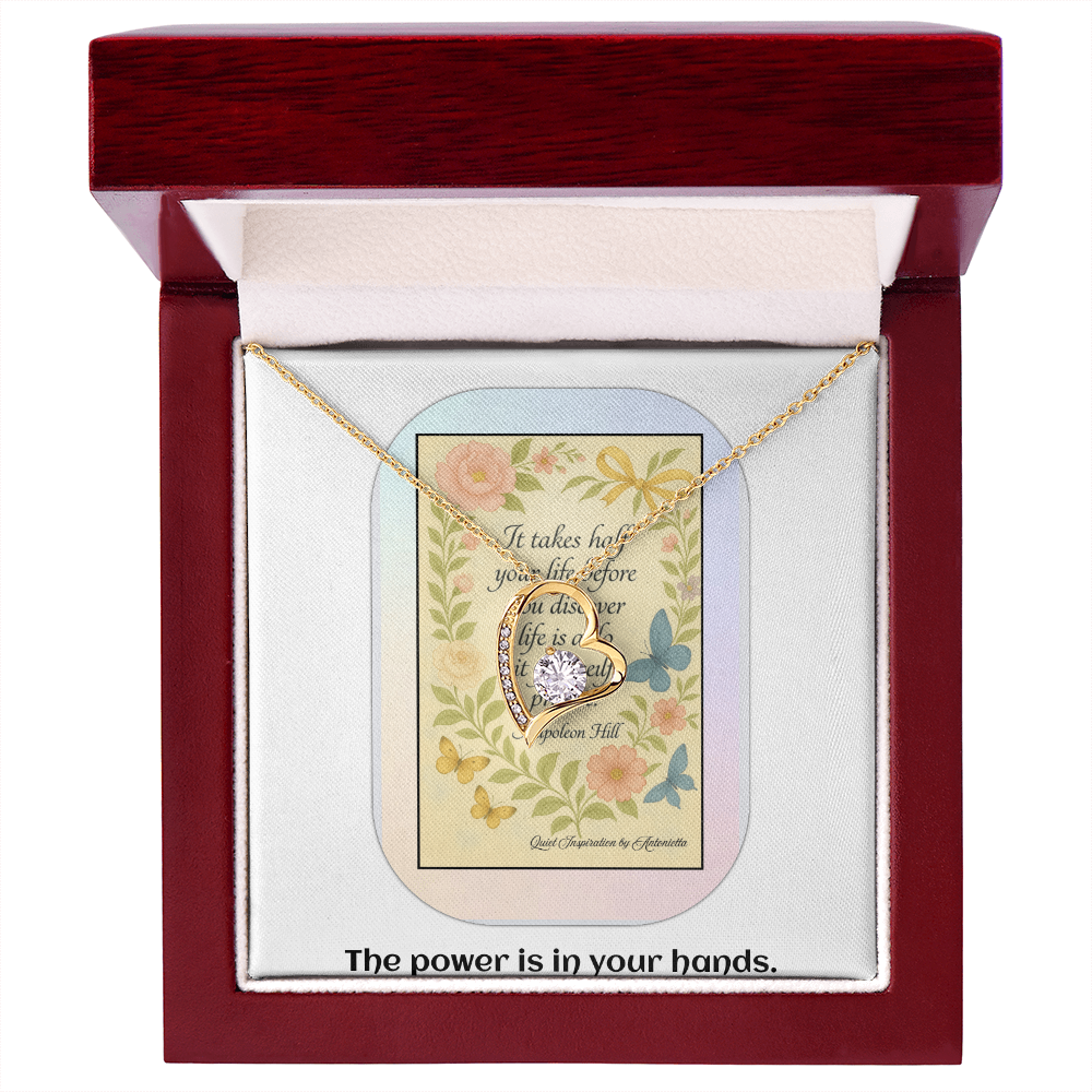 Motivational Gift for Women – Self Growth Necklace for Reinvention, Confidence & Taking Control of Your Life