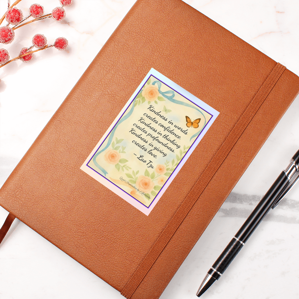 Kindness Reflection Graphic Journal | Quiet Inspiration by Antonietta