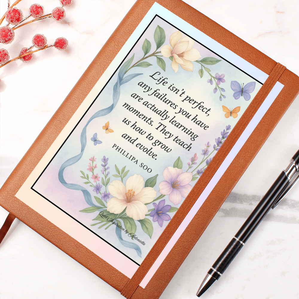 Life Isn't Perfect Inspirational  Graphic Journal
