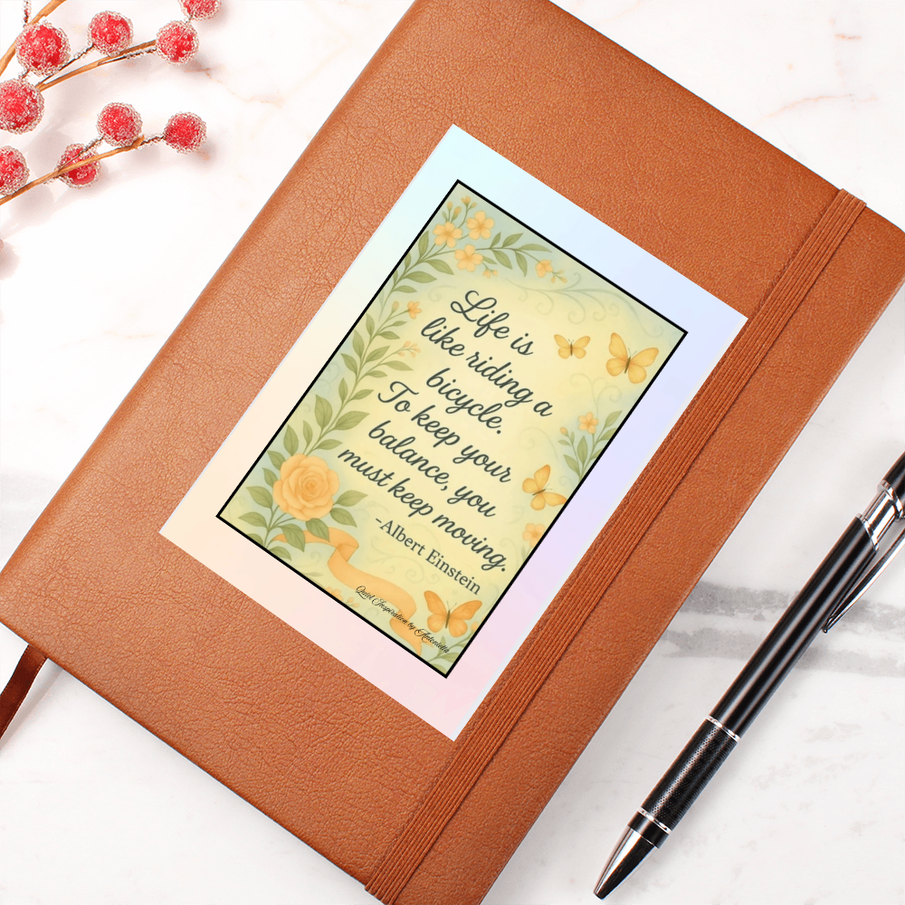Keep Moving Forward Inspirational Graphic Journal