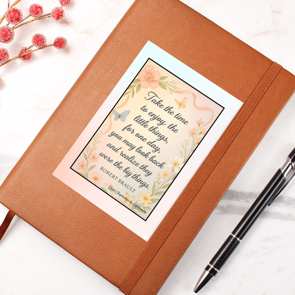 Enjoy the Little Things Inspirational Journal | Mindfulness Gratitude Journal | Quiet Inspiration by Antonietta