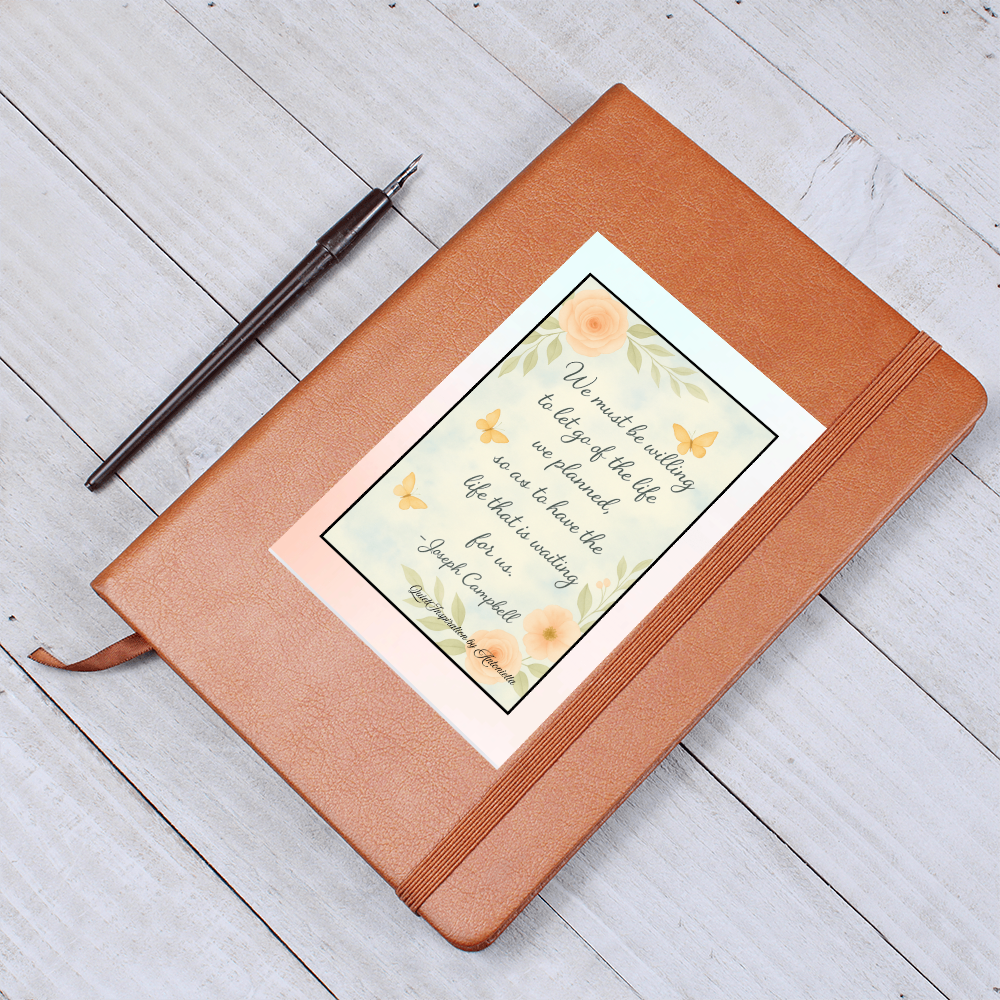 Let Go & Begin Again Inspirational Journal – Motivational Graphic Journal | Quiet Inspiration by Antonietta