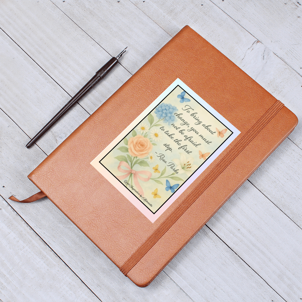 First Step Reflection Graphic Journal | Quiet Inspiration by Antonietta