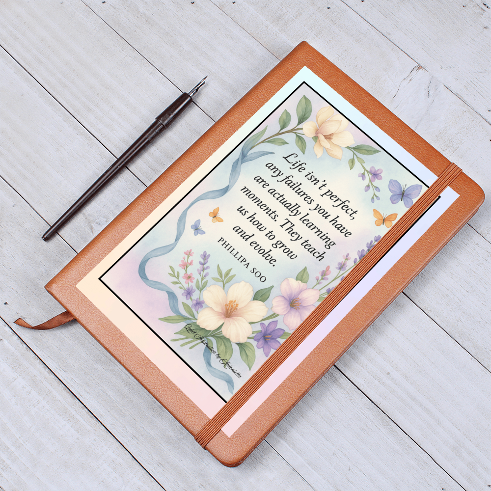 Life Isn't Perfect Inspirational  Graphic Journal