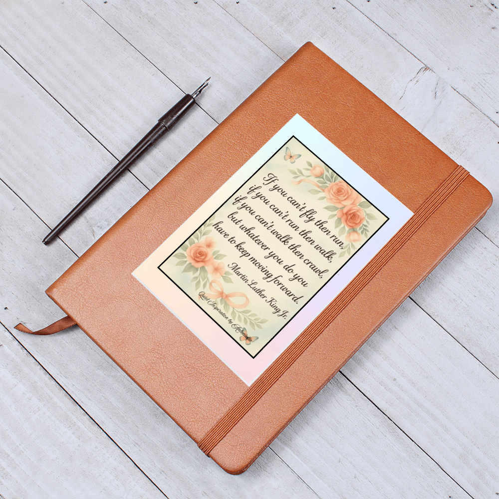 Inspirational Graphic Journal – Keep Moving Forward Motivational Quote Notebook | Resilience & Personal Growth Journal | Mindfulness Writing Gift | Quiet Inspiration by Antonietta