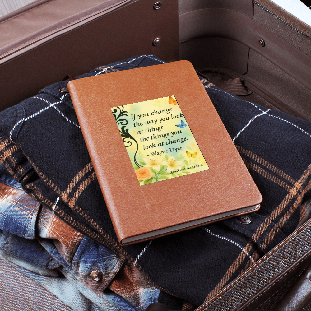 Positive Mindset Graphic Journal | Wayne Dyer Inspired | Quiet Inspiration by Antonietta