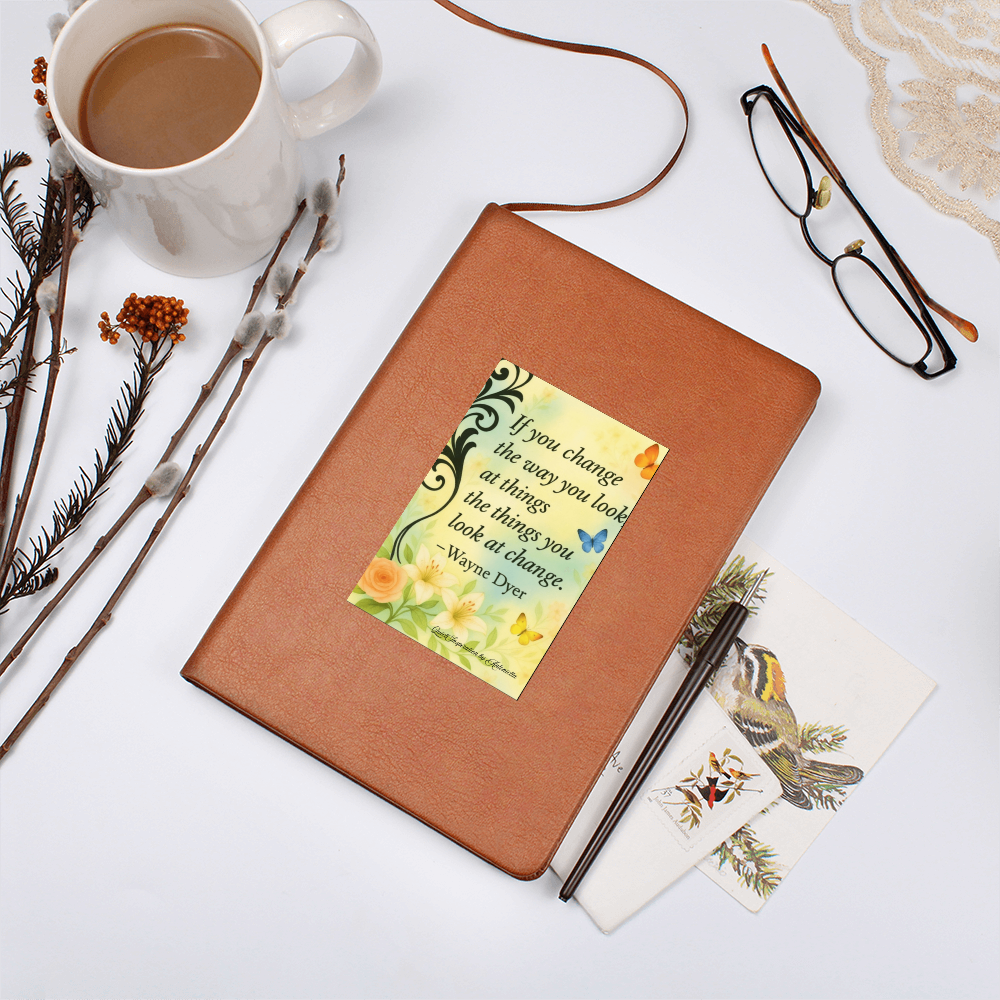 Positive Mindset Graphic Journal | Wayne Dyer Inspired | Quiet Inspiration by Antonietta