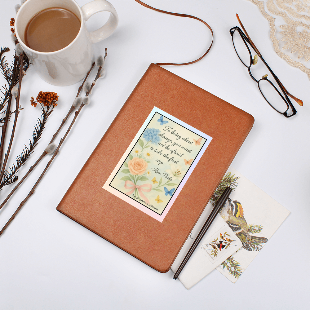 First Step Reflection Graphic Journal | Quiet Inspiration by Antonietta