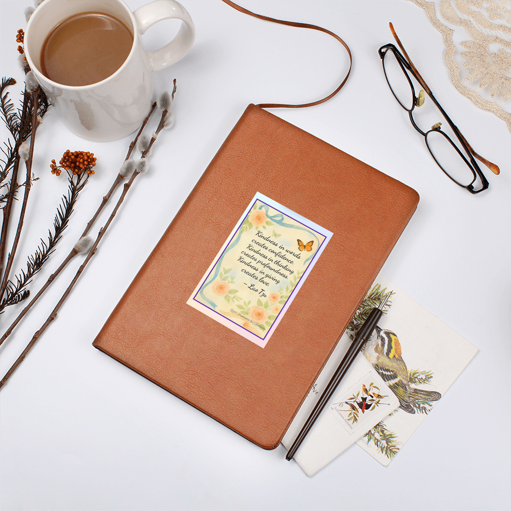 Kindness Reflection Graphic Journal | Quiet Inspiration by Antonietta