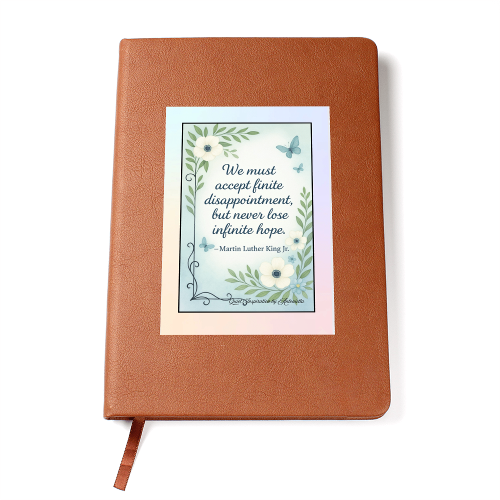 Infinite Hope Inspirational Journal,  Motivational Graphic Journal | Quiet Inspiration by Antonietta