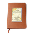 Courage Doesn't Always Roar Inspirational Graphic Journal – Notebook | Motivational Self-Care Journal | Quiet Inspiration by Antonietta