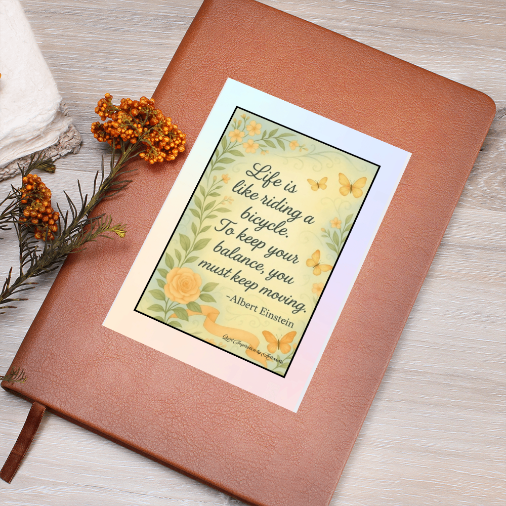 Keep Moving Forward Inspirational Graphic Journal