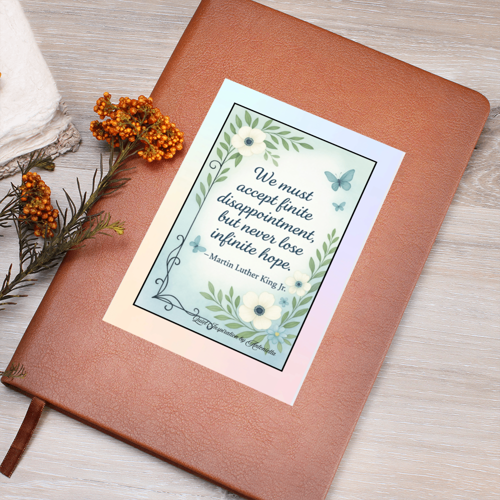 Infinite Hope Inspirational Journal,  Motivational Graphic Journal | Quiet Inspiration by Antonietta
