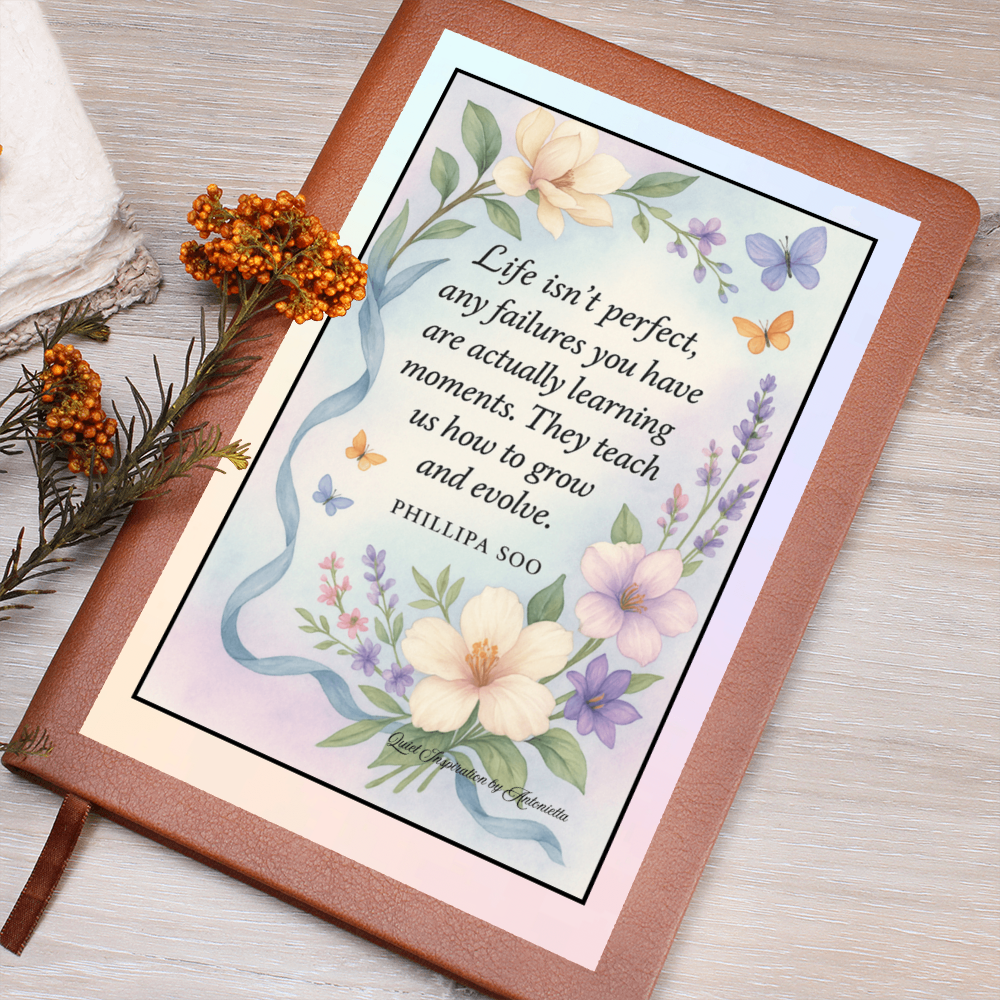 Life Isn't Perfect Inspirational  Graphic Journal