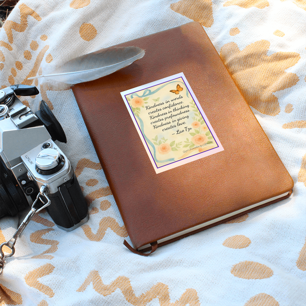 Kindness Reflection Graphic Journal | Quiet Inspiration by Antonietta