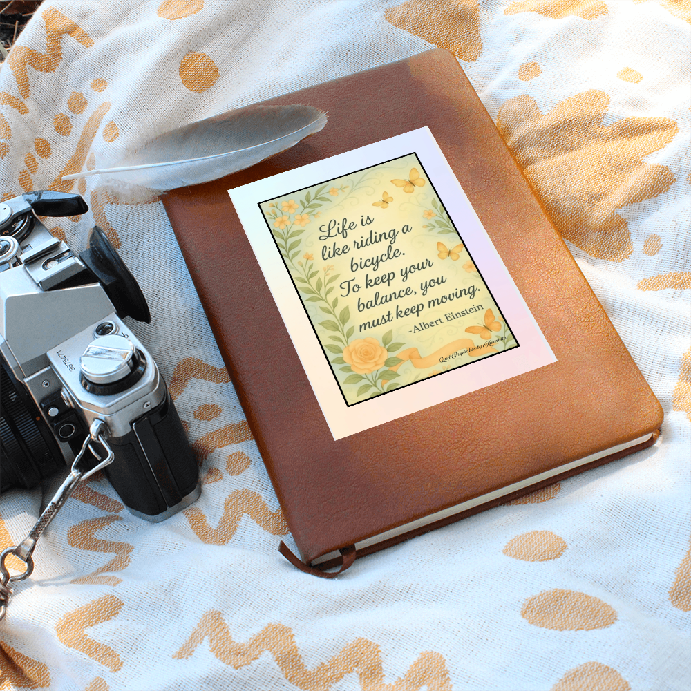 Keep Moving Forward Inspirational Graphic Journal