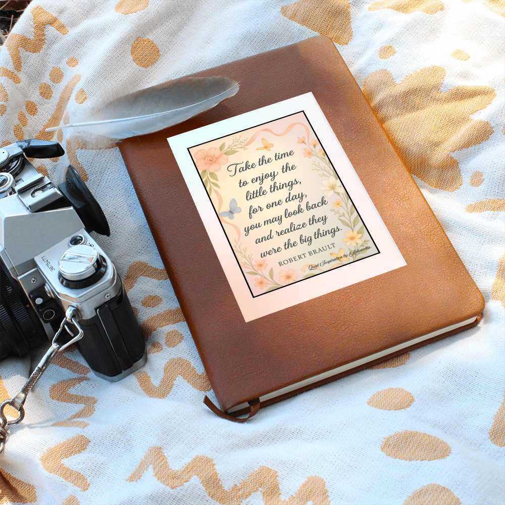Enjoy the Little Things Inspirational Journal | Mindfulness Gratitude Journal | Quiet Inspiration by Antonietta