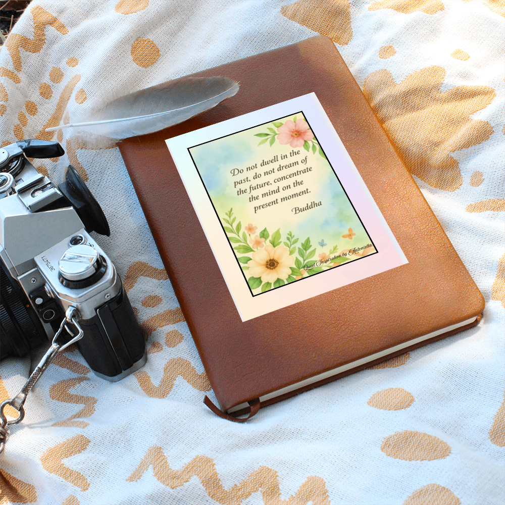 Present Moment Reflection Graphic Journal | Quiet Inspiration by Antonietta