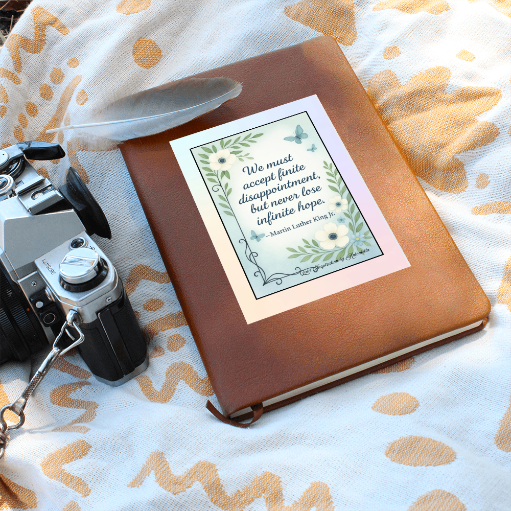 Infinite Hope Inspirational Journal,  Motivational Graphic Journal | Quiet Inspiration by Antonietta