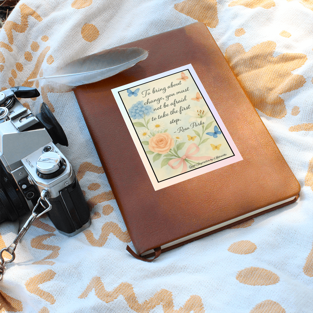 First Step Reflection Graphic Journal | Quiet Inspiration by Antonietta