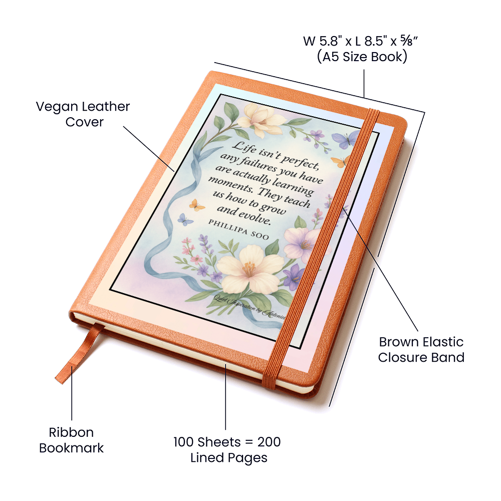 Life Isn't Perfect Inspirational  Graphic Journal