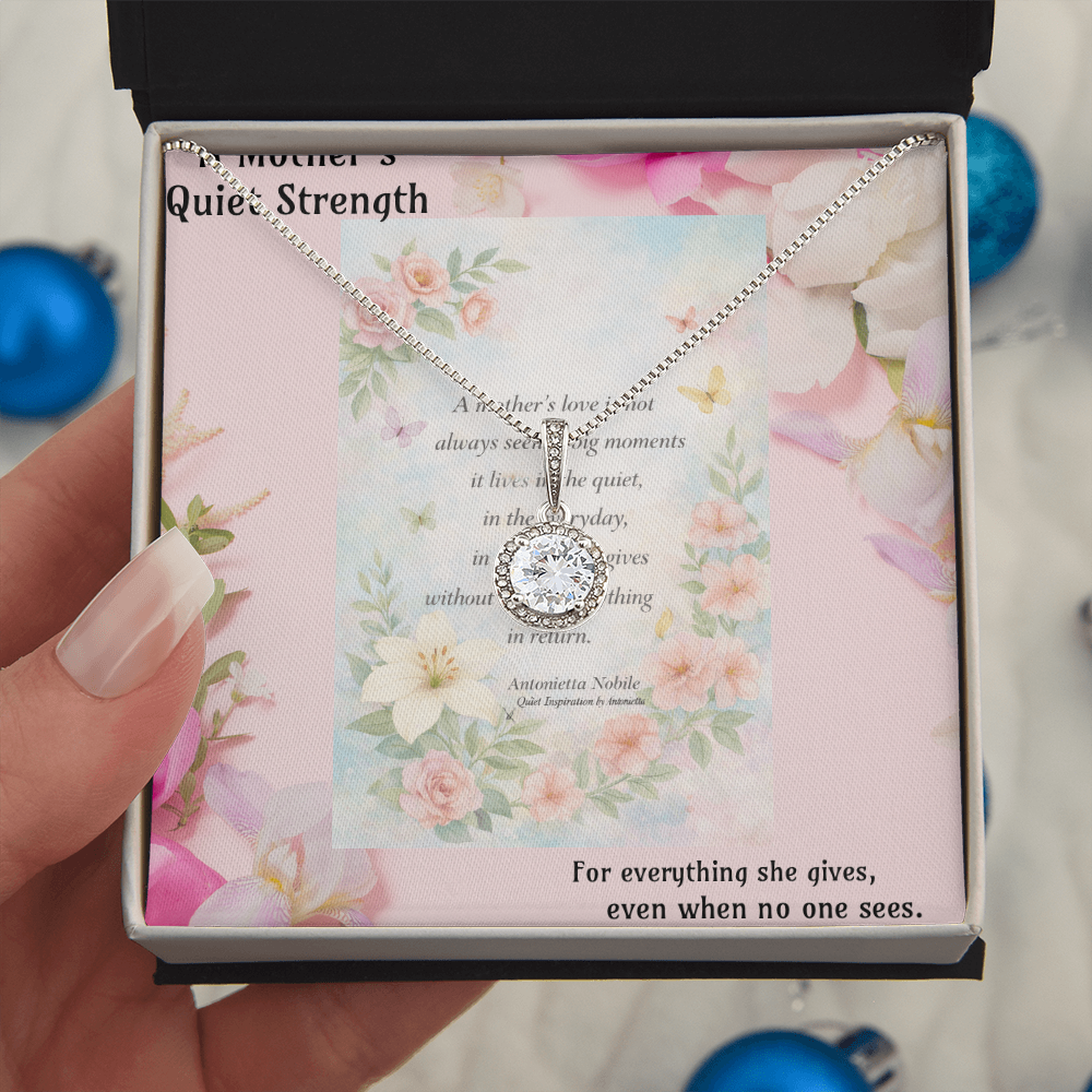 Meaningful Necklace for Mom – Emotional Mother's Day Gift, Inspirational Jewelry with Message Card, Keepsake Gift for Her
