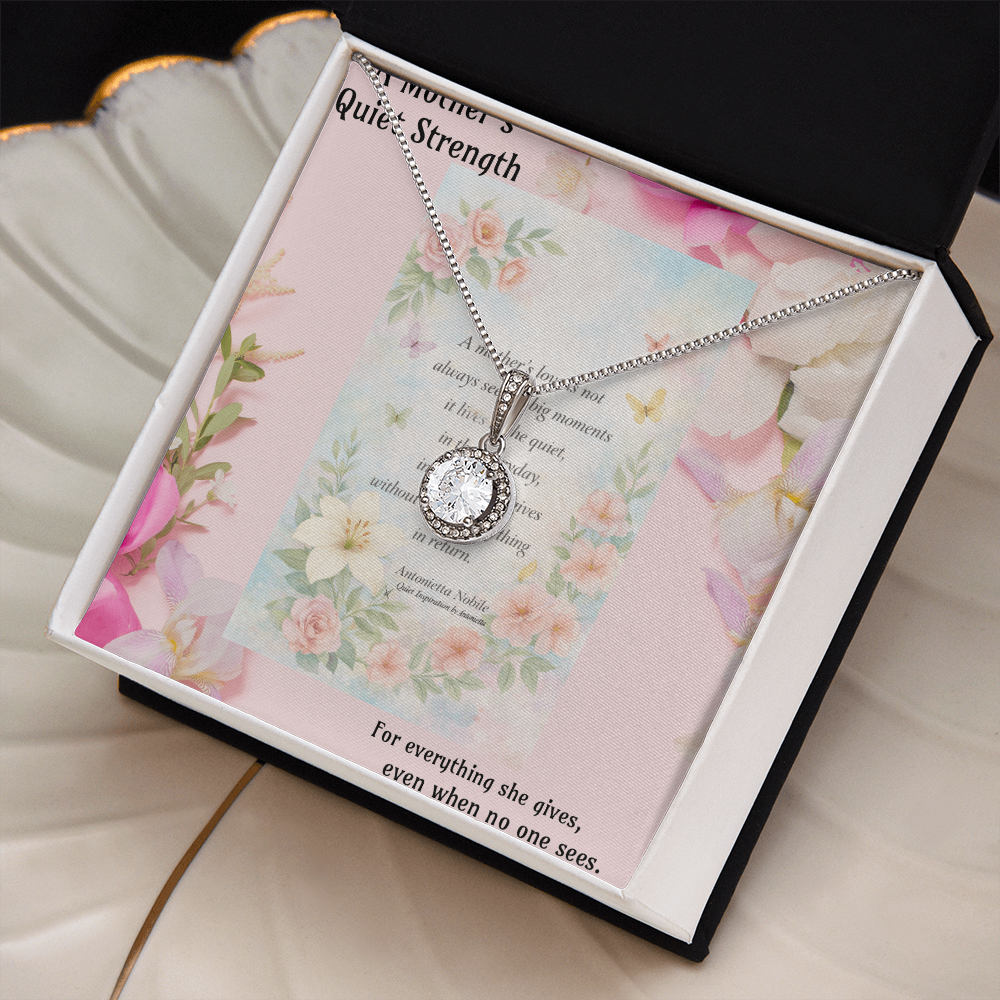 Meaningful Necklace for Mom – Emotional Mother's Day Gift, Inspirational Jewelry with Message Card, Keepsake Gift for Her