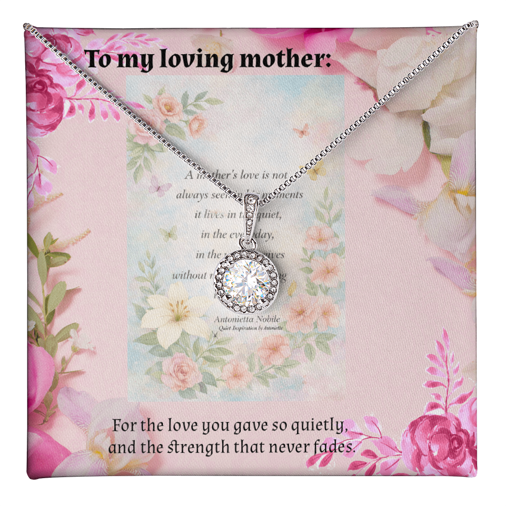 To My Loving Mother 💖 Eternal Hope Necklace | Meaningful Gift for Mom | Mother's Day Jewelry Keepsake